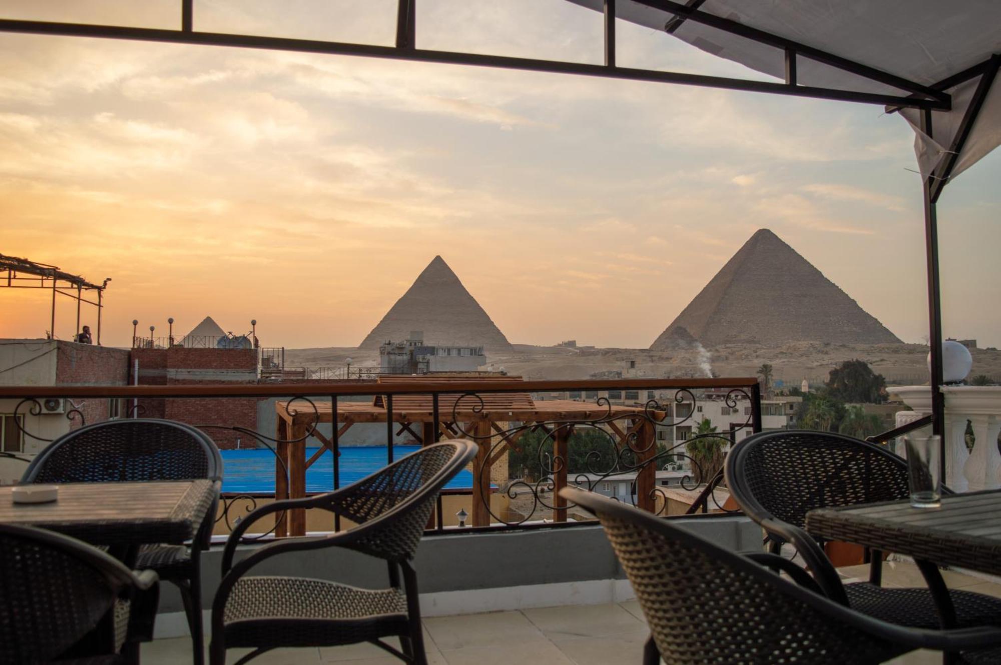 Pyramids Gate Hotel Kafret el-Gabal Buitenkant foto