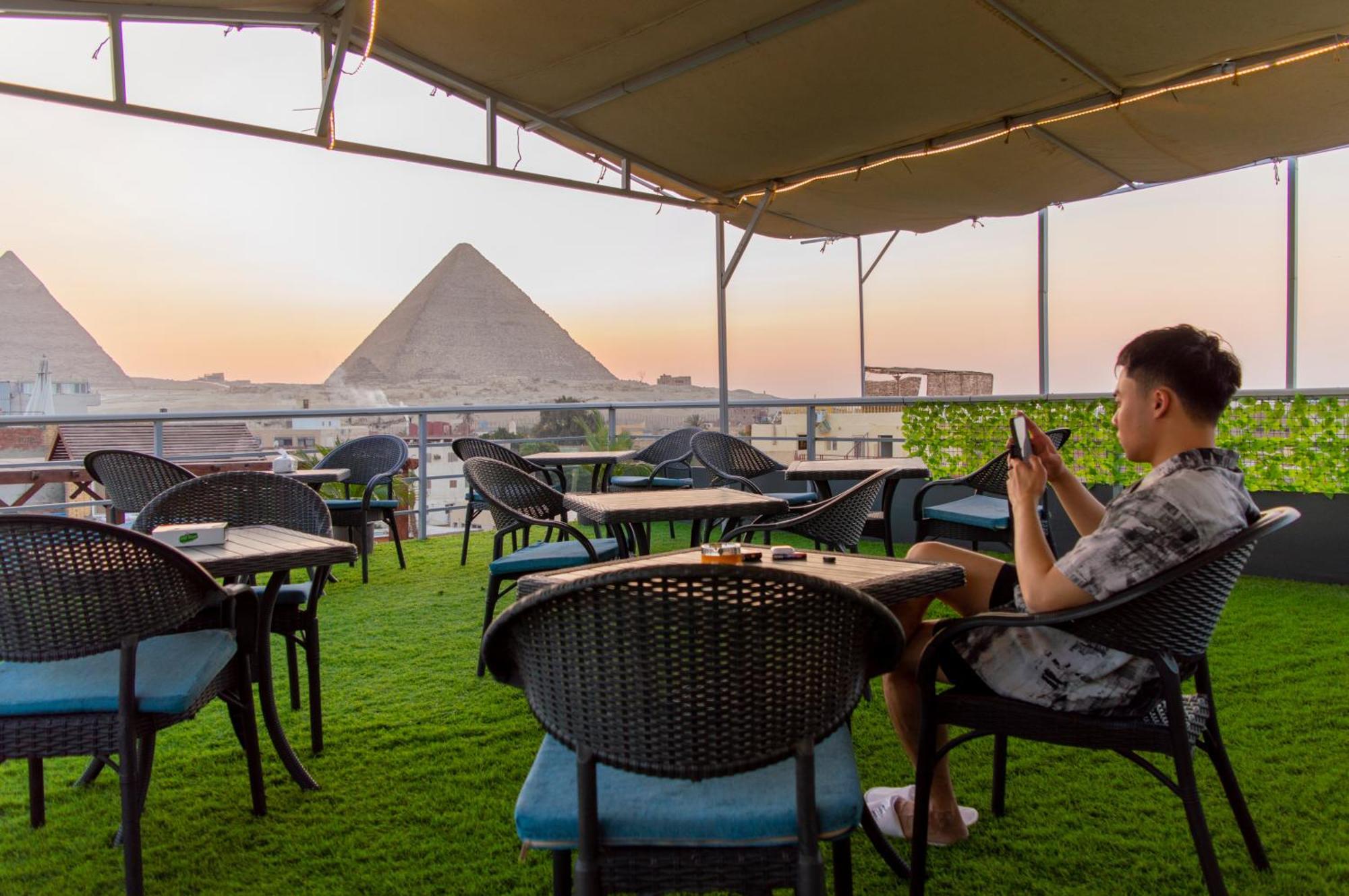 Pyramids Gate Hotel Kafret el-Gabal Buitenkant foto